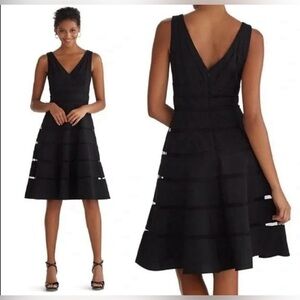 White House Black Market Black Sleeveless Dress Size 0